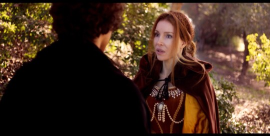 A period piece of two actors performing in the woods of surviving