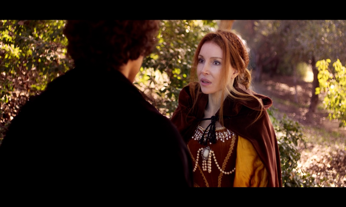 A period piece of two actors performing in the woods of surviving