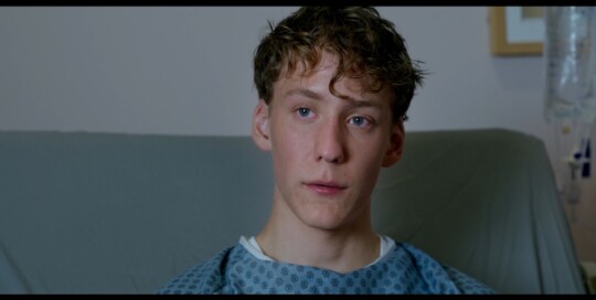This is a scene of a kid feeling betrayed by his friend