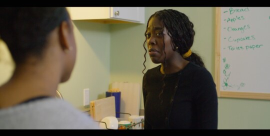 This is two sisters fighting about a situation between finances