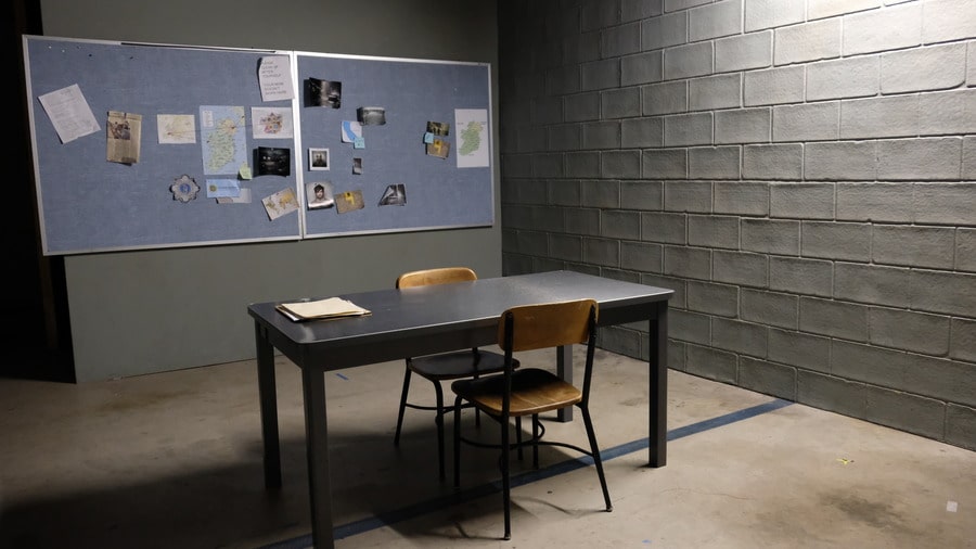 Criminal Interrogation Room Movie Set